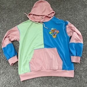 Scooby Doo Shein Color Block Hoodie XS Cartoon Character Daphne Velma‎